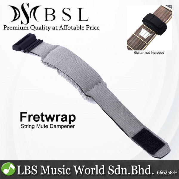 BSL Fretwrap 18CM Solo Adjustable Tension Mute and String Muting Guitar Fretboard Muffler Wrap
