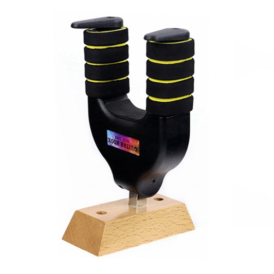 BSL G2 Auto Lock Guitar Wall Hanger Wooden Base Mount Holder for Acoustic Electric Bass Ukulele