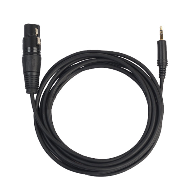 BSL XLR Female to 3.5mm TRS Aux Jack Audio Mic Cable for Soundcard Phone DSLR Computer Microphone - 3 Meter
