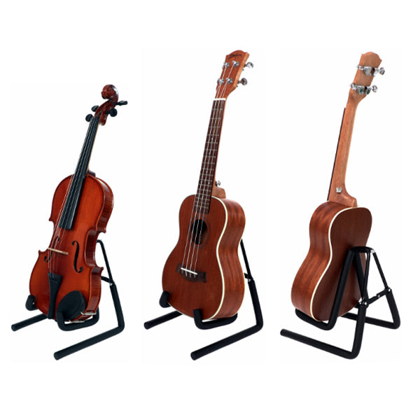 BSL UV7 Violin and Ukulele Stand Metal Adjustable Foldable Holder for Violin Mini Guitar
