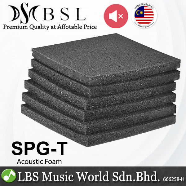 BSL Triangle 30 X 30 X 2.5cm Recording Studio Acoustic Panel Foam for Soundproof Noise Cancelling Isolation Sound Absorb Sponge (High Density)