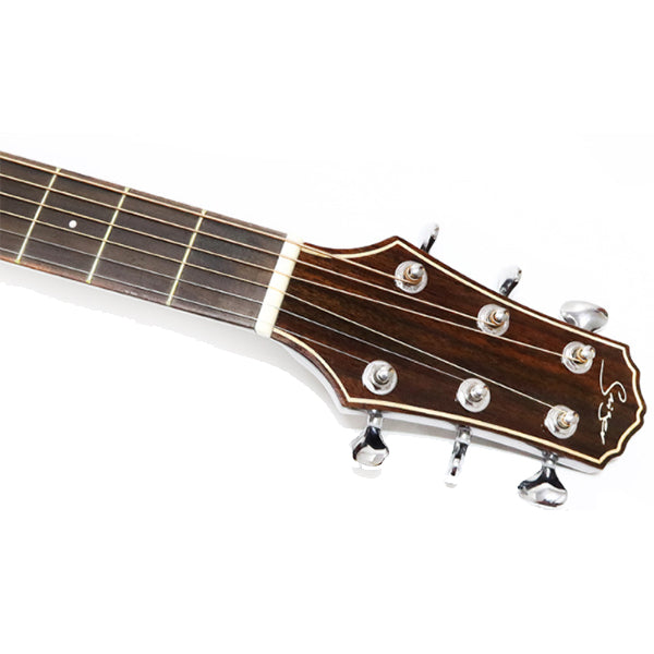 BSL M-F1SS 41 Inch Dreadnought Full Solid Mahagony Acoustic Guitar Indian Rosewood Fretboard