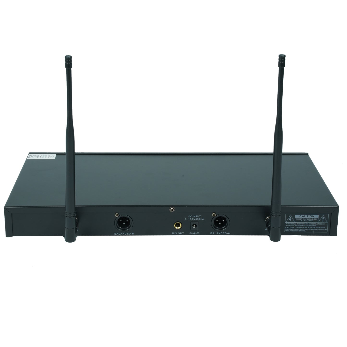 BSL UG755 Dual Lavalier UHF Wireless Microphone System Set with 2 Headset Mic for Head Wear (UG-755)