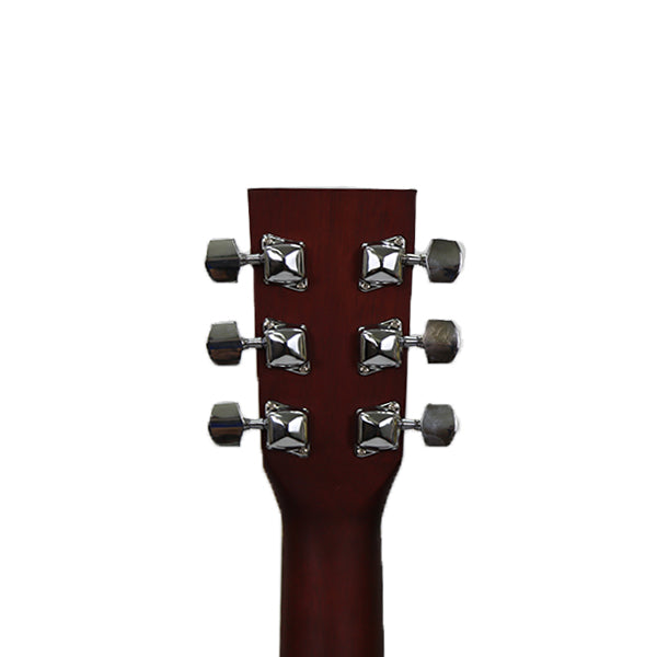 BSL 41 Inch Full Red Acoustic Guitar Full Size Guitar Package With Bag Strap Pick String Allen Key