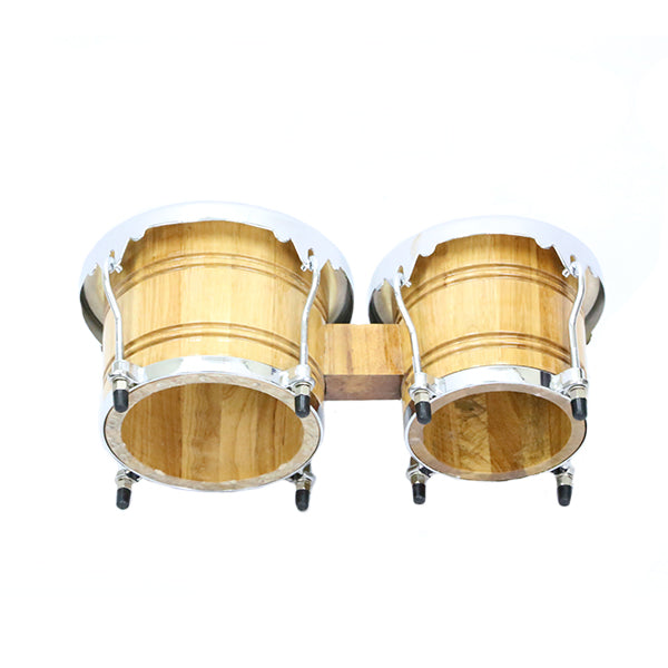 BSL Bongo 7 & 8 Inch Tunable Percussion Drum Latin Full Wood High Quality