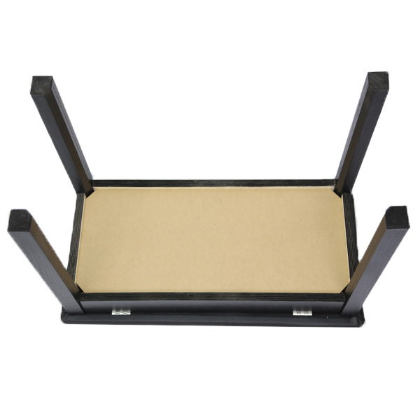 BSL Q110H Black Piano Bench Leather Padded Double Set Digital Keyboard With Storage Box (Q110 H)