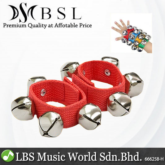 BSL WRB425 Wrist Bell Hand bells In Pair 4 Bell Percussion Infant Developmental Toy Musical Instrument