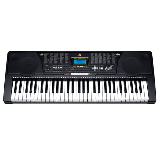 BSL M-2USB 61 Key Self Learning USB Electronic Music Piano Keyboard with Stand and Dust Cover (M2 M2USB)