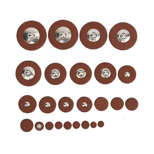BSL Saxophone Pad 25 Pieces Replacement for Alto Saxophone (25pcs)