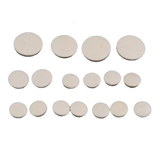 BSL Clarinet Replacement Pad 17 Pieces Durable for Standard Clarinet (17pcs)