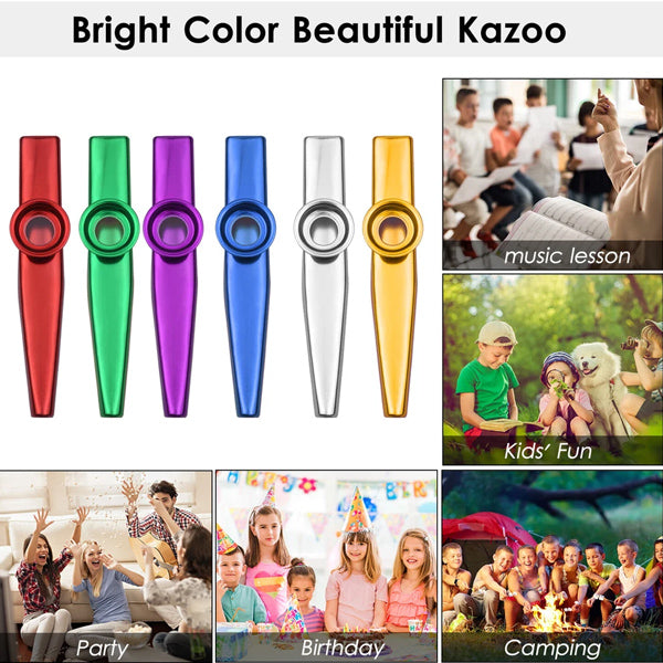 BSL KA1 Kazoo Mouth Flute Musical Instrument for All Ages - Random Colour