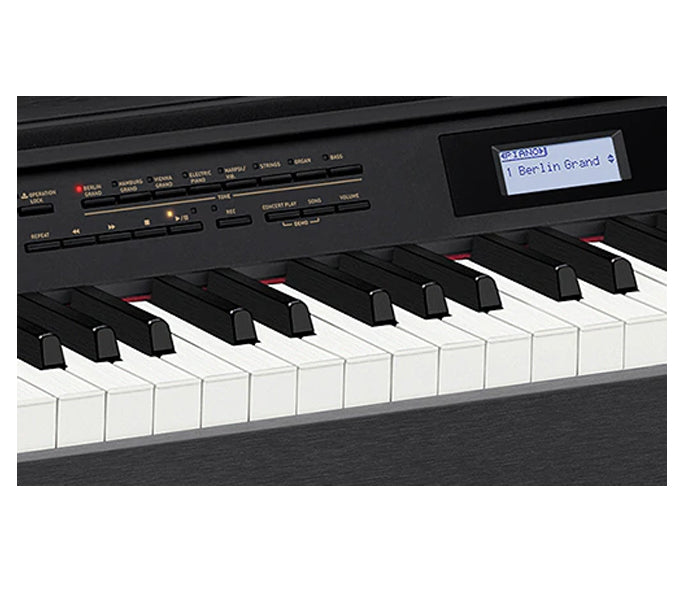 Casio AP-710 Celviano Digital Upright Piano with Bench - Black (AP710 AP 710)