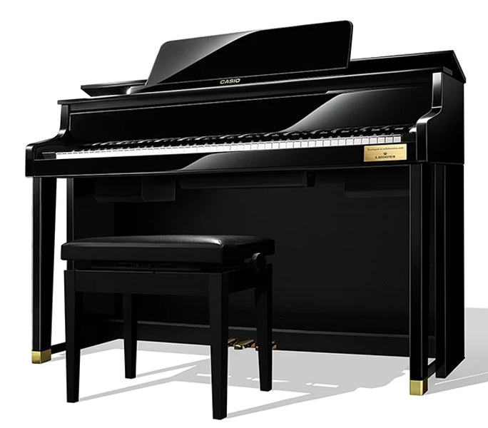 Casio GP-510BP Celviano 88 Keys Digital Hybid Piano With Natural Grand Hammer Action Keyboard - Ebony Black (GP510BP GP 510BP)