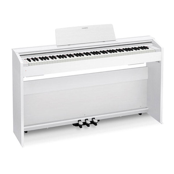 Casio PX-870 88 Keys Digital Piano White with Bench and Headphone (PX 870 / PX870)