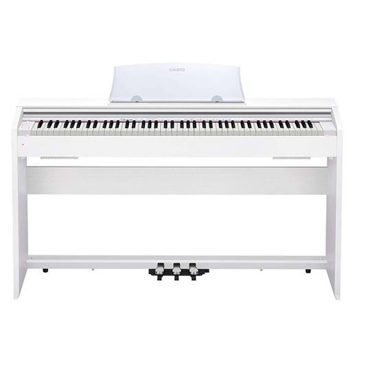 Casio PX-770 88 Key Digital Piano with Bench and Headphone -White (PX770 / PX 770)