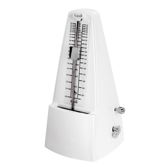 Cherub WSM-330 Analog Metronome Mechanical Timer Rhythm White For Piano Violin Guitar Drum (WSM330)