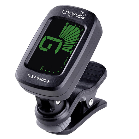 Cherub WST-640C+ Auto On Chromatic Tuner for Bass Guitar Violin Ukulele Tuning