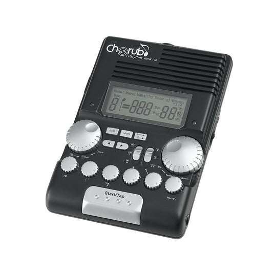 Cherub WRW-106 Rhythm Machine Digital Metronome Voice Counting / Tap Tempo Drum Piano Guitar Violin (WRW106)