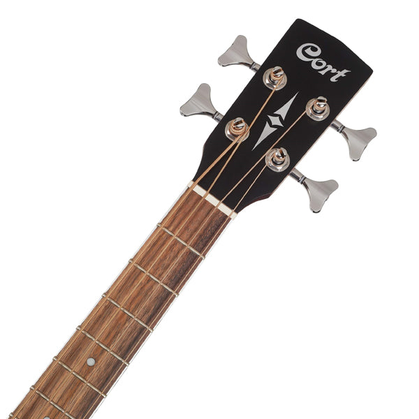 Cort AB590MF-OP 4-string Concert Mahogany Acoustic Bass Guitar With Bag Open Pore (AB590MF)