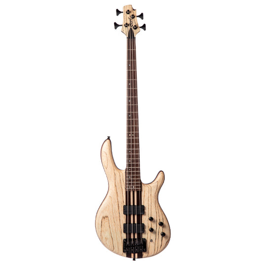 Cort A4 Ultra Ash 4 String Electric Bass Guitar - Etched Natural Black (A 4)