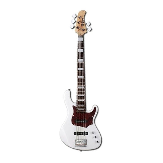 Cort GB35J 5 String Electric Bass Guitar - White (GB35 J)