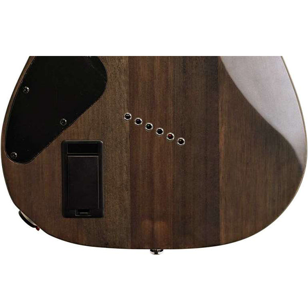 Cort X700 Mutility Mahogany Body Roasted Maple Fretboard Electric Guitar With Bag - Black Satin (X 700 Mutility)