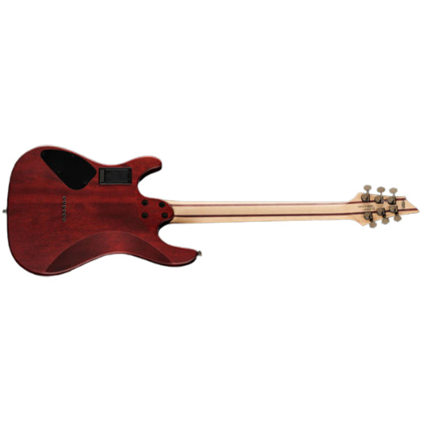 Cort KX500 Etched Mahogany Body Macassar Ebony Electric Guitar With Bag - Etched Black (KX 500)