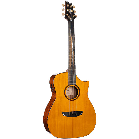 Cort Luxe II Concert Acoustic Electric Guitar with Gig Bag - Natural Glossy
