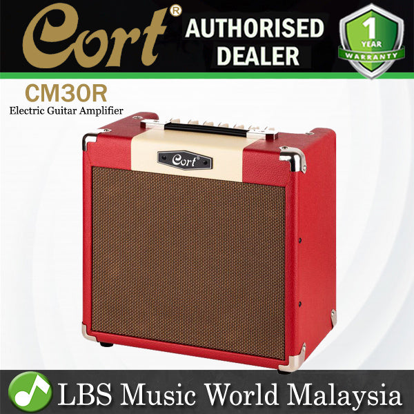 Cort CM30R 30 Watt Electric Guitar Amp Combo Speaker Amplifier with Bluetooth (CM30 R)