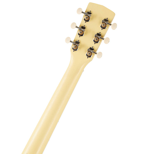 Cort Jade Classic Cutaway Body Mahogany Top Acoustic Guitar With Bag and Pickup - Pastel Yellow Open Pore