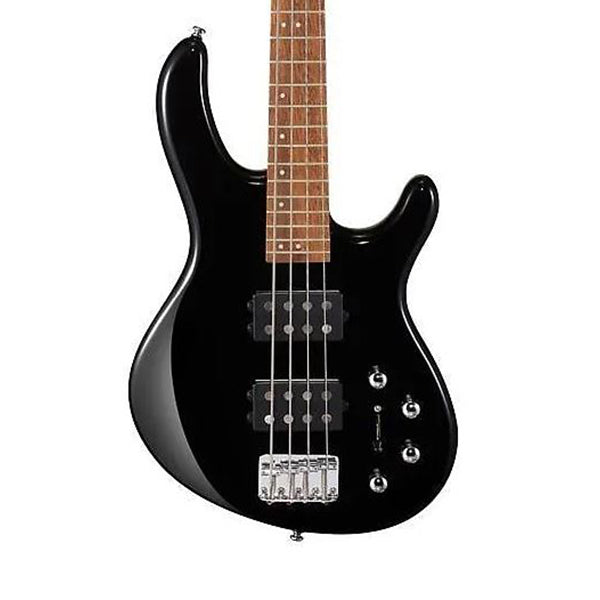 Cort Action HH4 4 String Double Cutaway Bolt On Meranti Black Electric Bass Guitar