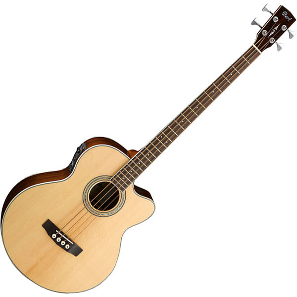 Cort SJB6FX Super Jumbo body shape Solid Sitka Spruce Top Acoustic Bass Guitar with Pickup (SJB6 FX)