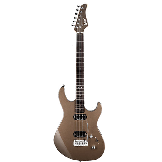 Cort G280 Double Cutaway Basswood Bolt On HH Pickup Electric Guitar Mocha Bronze Pearl (G 280)