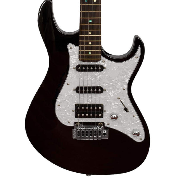 Cort G250 Double Cutaway Bolt On Basswood SSH Pickup Black Electric Guitar (G 250)