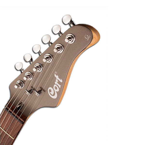 Cort G280 Double Cutaway Basswood Bolt On HH Pickup Electric Guitar Mocha Bronze Pearl (G 280)