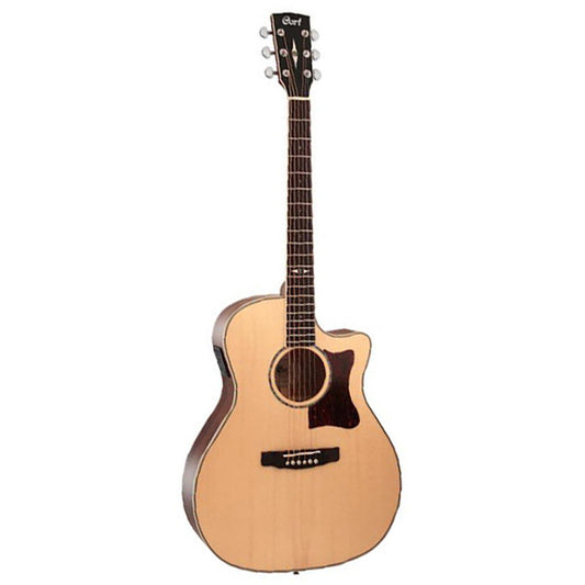 Cort GA10F Grand Auditorium Solid European Spruce Top Acoustic Guitar (GA 10F)