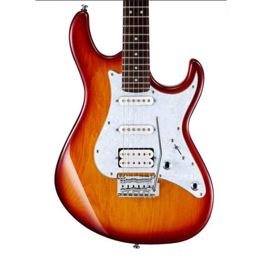 Cort G250 Double Cutaway Bolt On Basswood SSH Pickup Burst Electric Guitar (G 250)