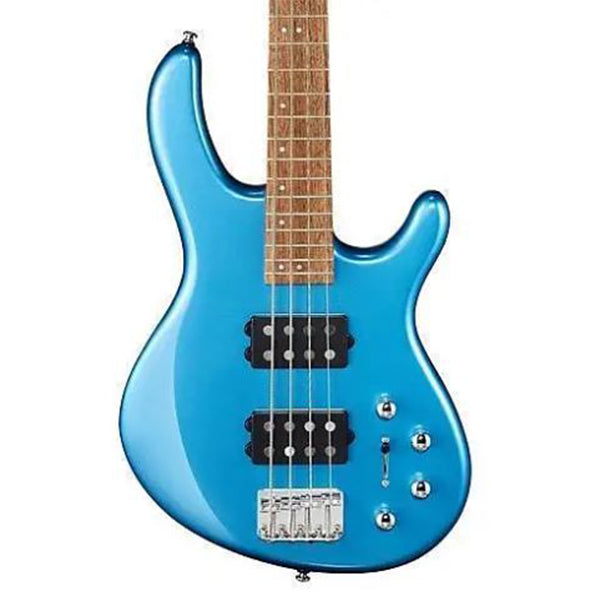 Cort Action HH4 4 String Double Cutaway Bolt On Meranti Tasman Light Blue Electric Bass Guitar