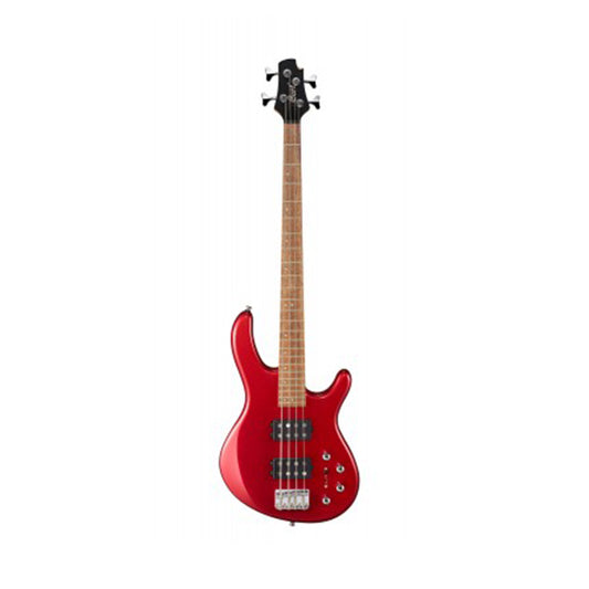 Cort Action HH4 4 String Double Cutaway Bolt On Meranti Bloody Red Metallic Electric Bass Guitar