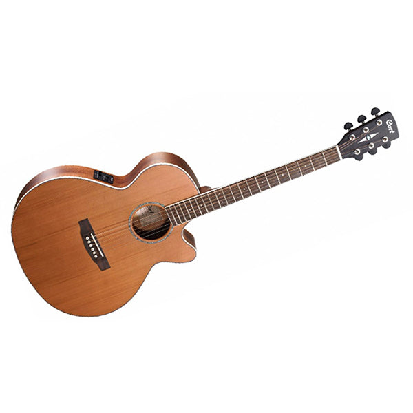 Cort SFX-CED SFX Body Solid Red Cedar Top Acoustic Guitar with Pickup (SFXCED SFX CED)