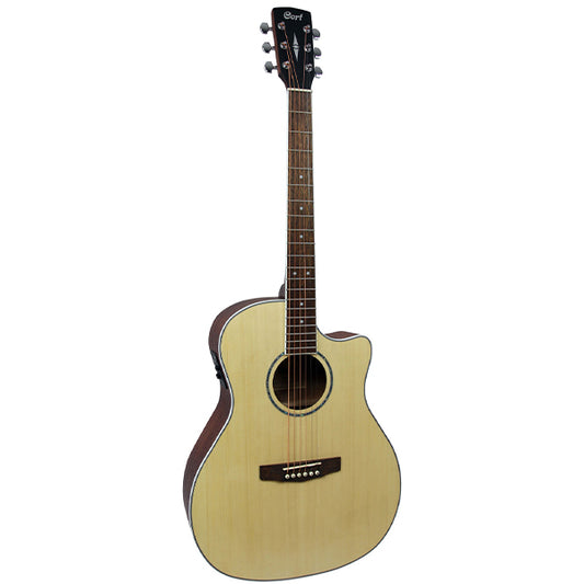 Cort GA-ME Grand Auditorium Spruce Top Acoustic Guitar (GAME GA ME)