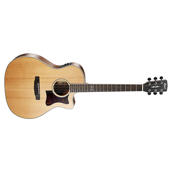 Cort GA5F-BW Grand Auditorium Solid Cedar Top Acoustic Guitar with Pickup (GA5FBW GA5F BW)