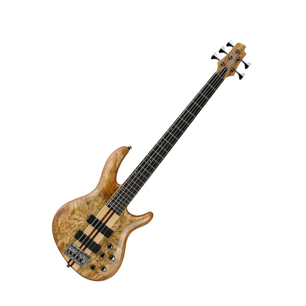 Cort A5 Custom SP 5 String Double Cutaway Spalted Maple Top Electric Bass Guitar (A5 Custom)