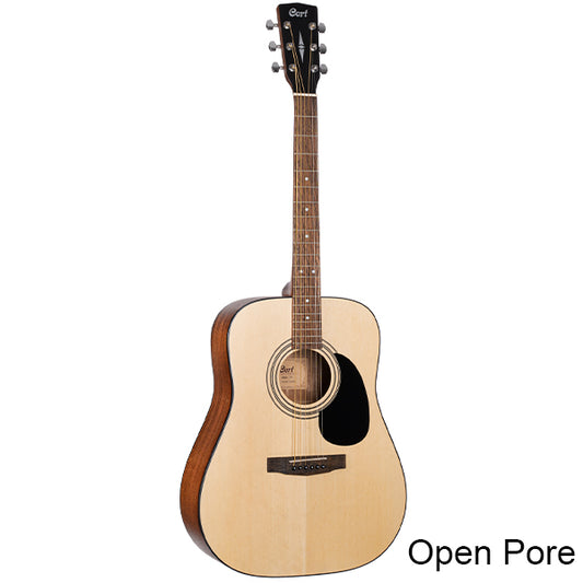 Cort AD810 Dreadnought Spruce Top Acoustic Guitar with Bag - Natural, Black & Sunburst (AD 810)