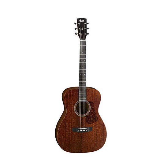 Cort L450C Concert Solid African Mahogany Acoustic Guitar with Bag (L450 C)