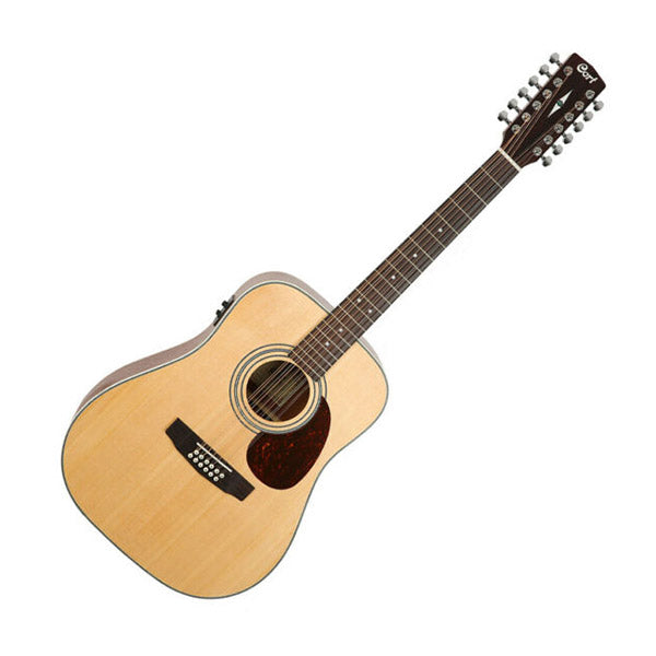 Cort Earth70-12E Dreadnought Solid Spruce Top Acoustic Guitar with Pickup (Earth7012E Earth70 12E)