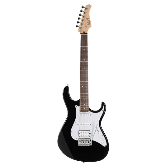 Cort G200SP-BLK Poplar Body HSS Pickup with Tremolo Electric Guitar (G200SP BLK)