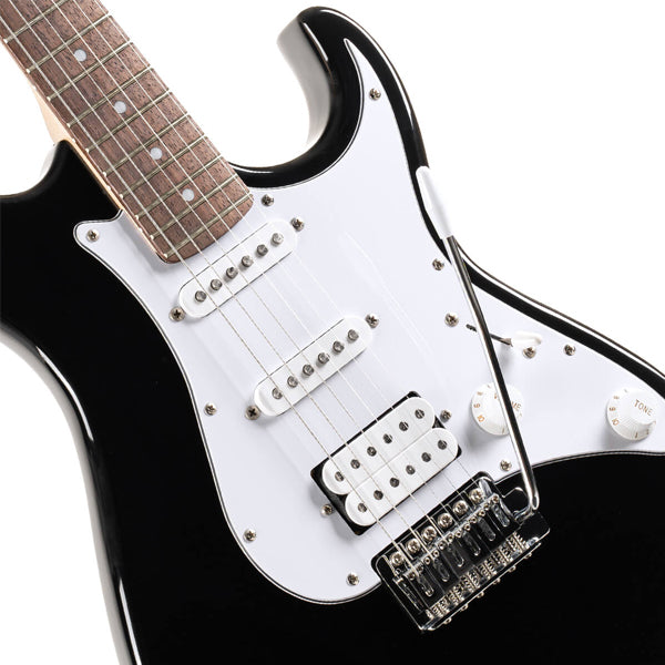 Cort G200SP-BLK Poplar Body HSS Pickup with Tremolo Electric Guitar (G200SP BLK)