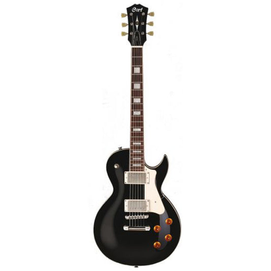 Cort CR200 Single Cutaway Mahogany Classic Rocker HH Pickup Black Electric Guitar (CR 200)