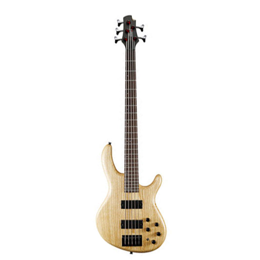 Cort Action DLX V AS 5 String Double Cutaway Bolt On Swamp Ash Electric Bass Guitar